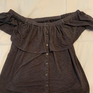 American eagle off the shoulder top